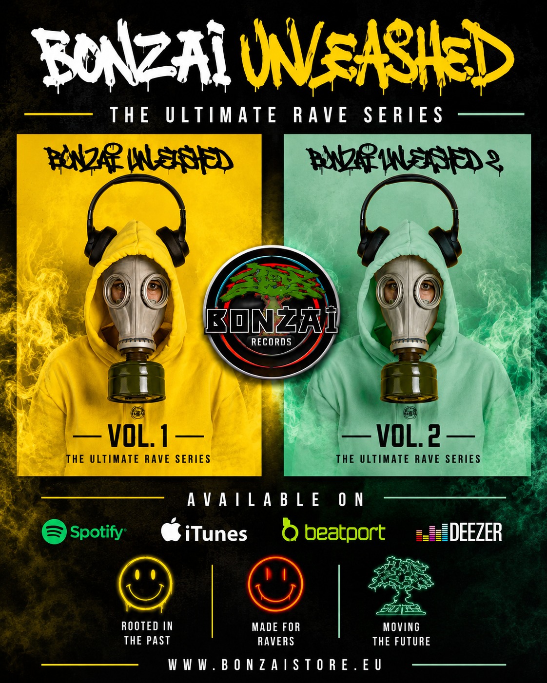 Bonzai Unleashed rave compilation series available now