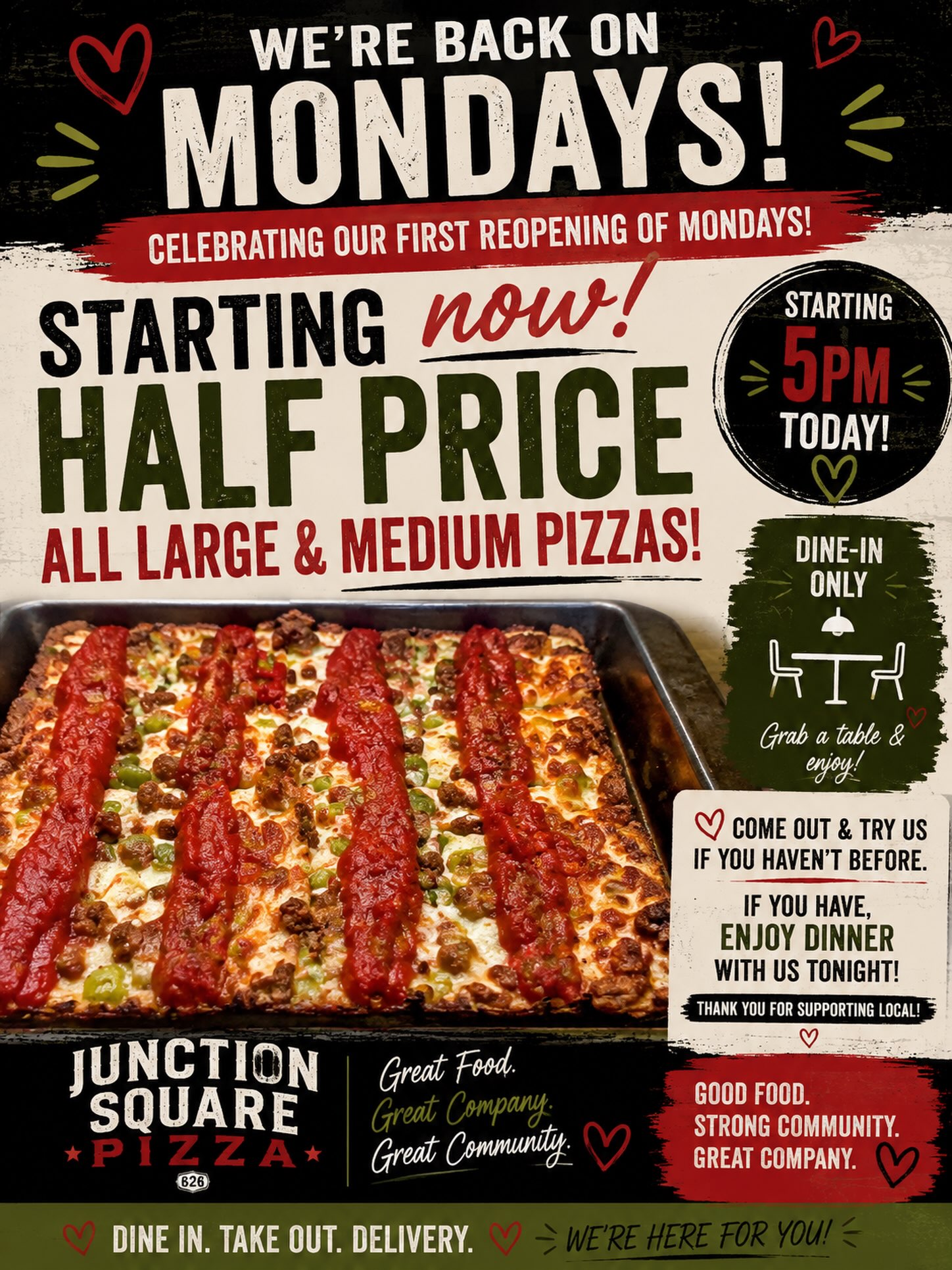 Junct'n Square Pizza | Grand Junction CO