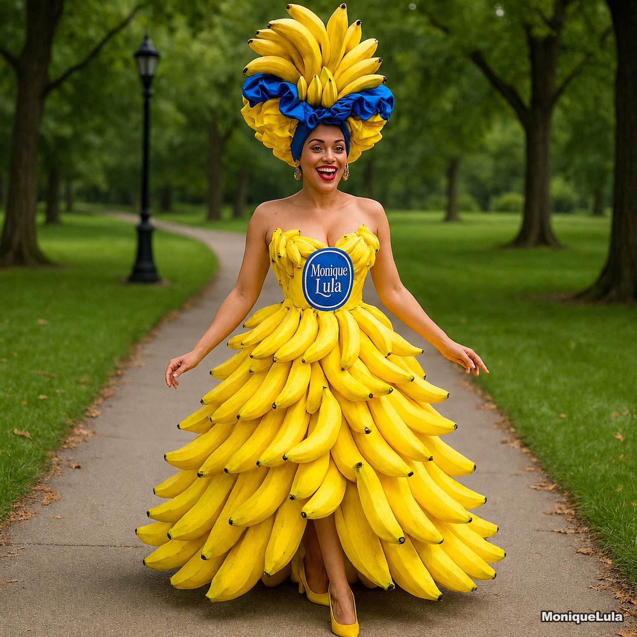 When life gives you bananas... make a gown! 🍌✨ Fashion should be fun, unexpected, and a little bit ridiculous sometimes. This banana-inspired couture dress proves that creativity has no limits. Would
