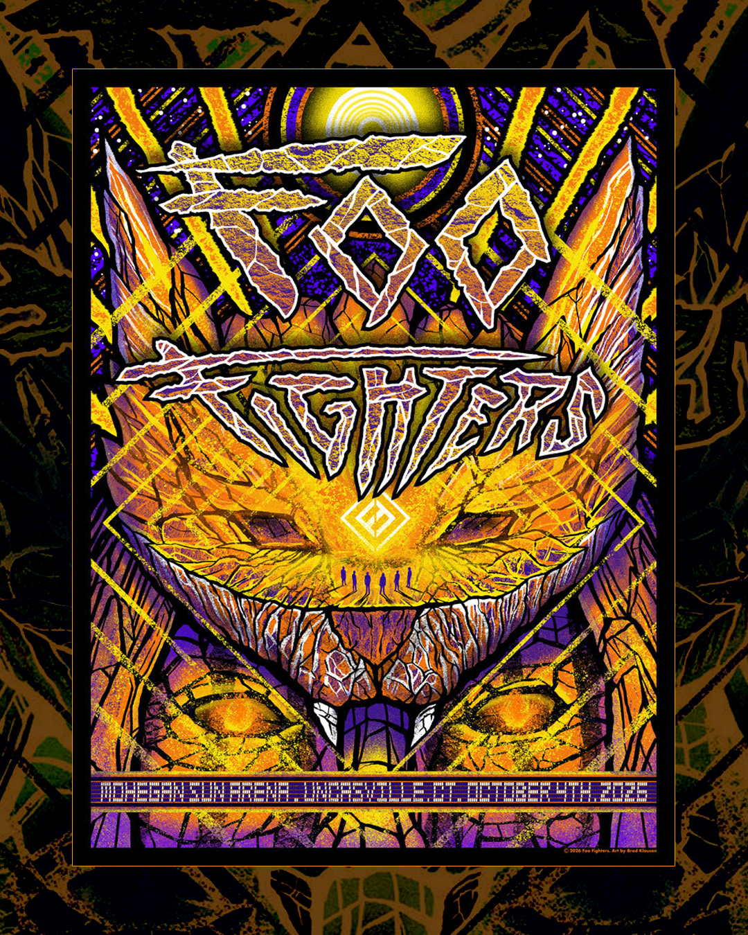 Foo - June 23 - Murrayfield Stadium - Edinburgh, UK Poster by