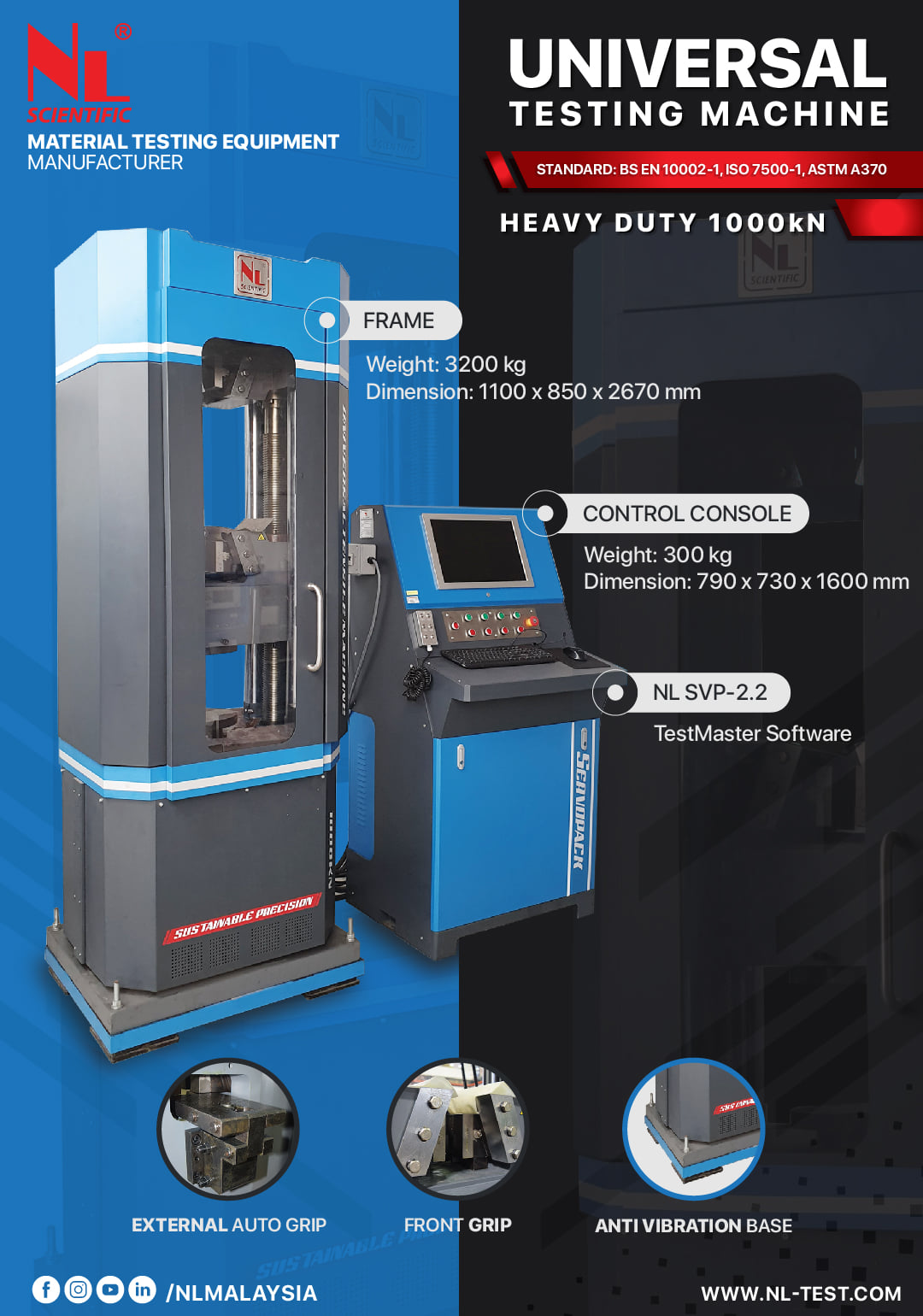 NL Scientific - A Universal testing machine (UTM) is used... | Facebook