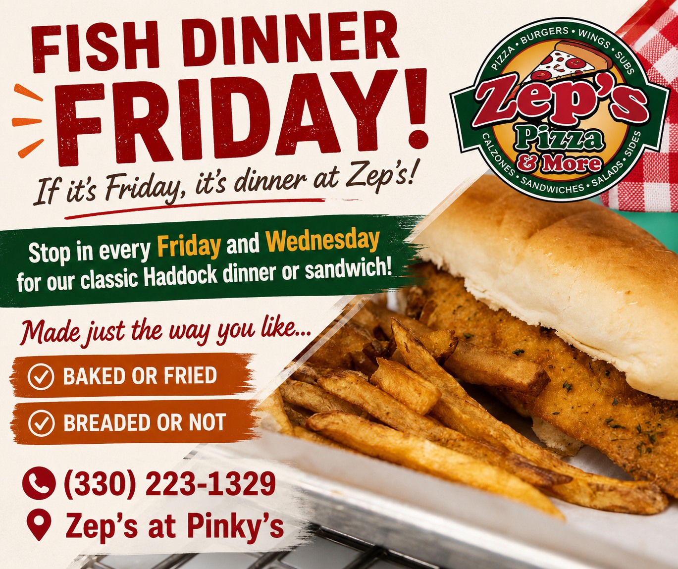 ぴにーすーページ Zep's Pizza & More, at - Zep's Pizza & More, at Pinky's