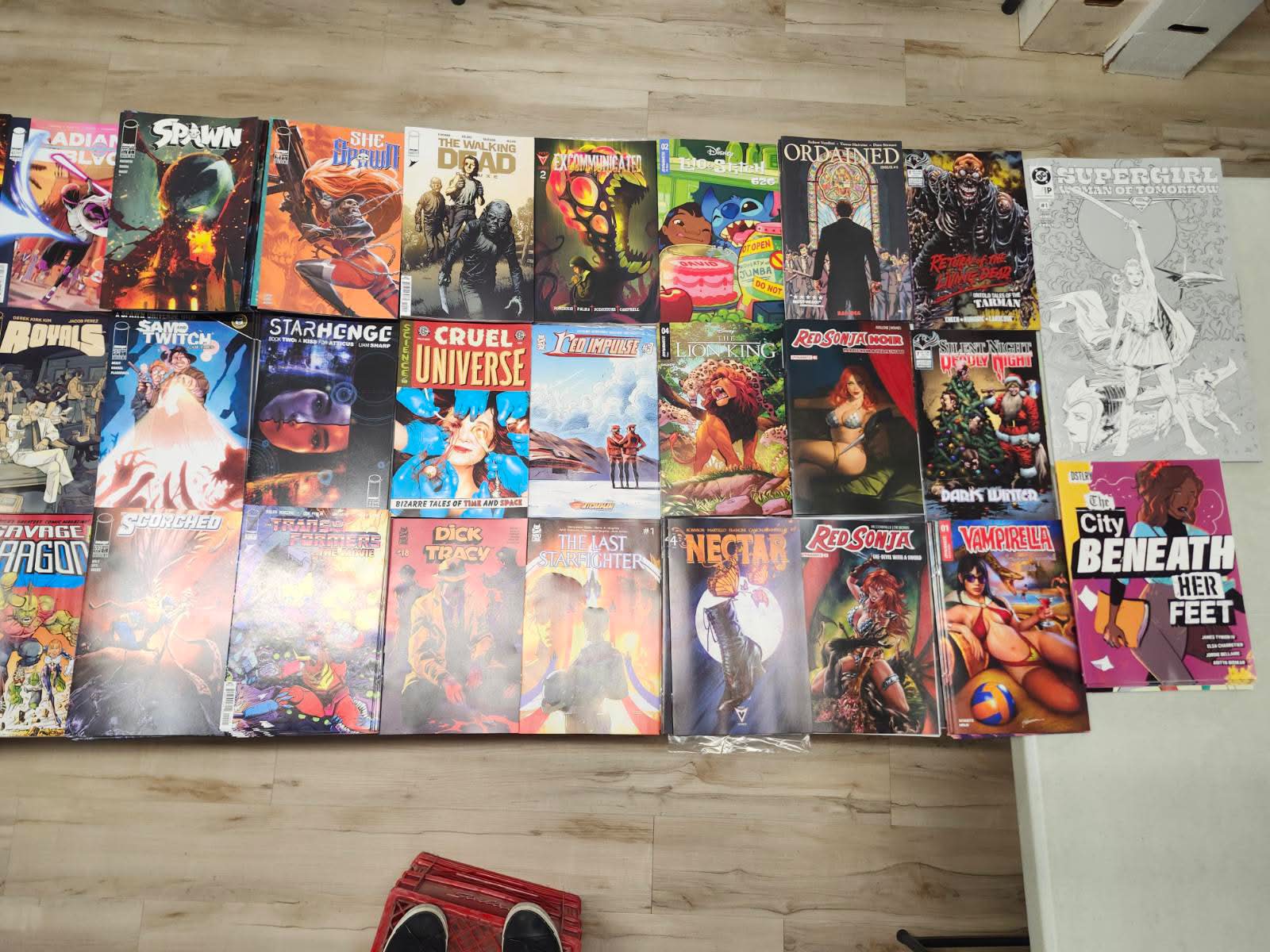 New comics are starting to show up for Wednesday's New Comic Day