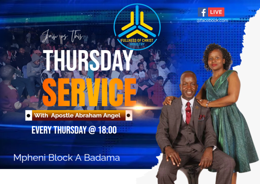 Abraham - Experience an inspiring Thursday service with Apostle Abraham ...