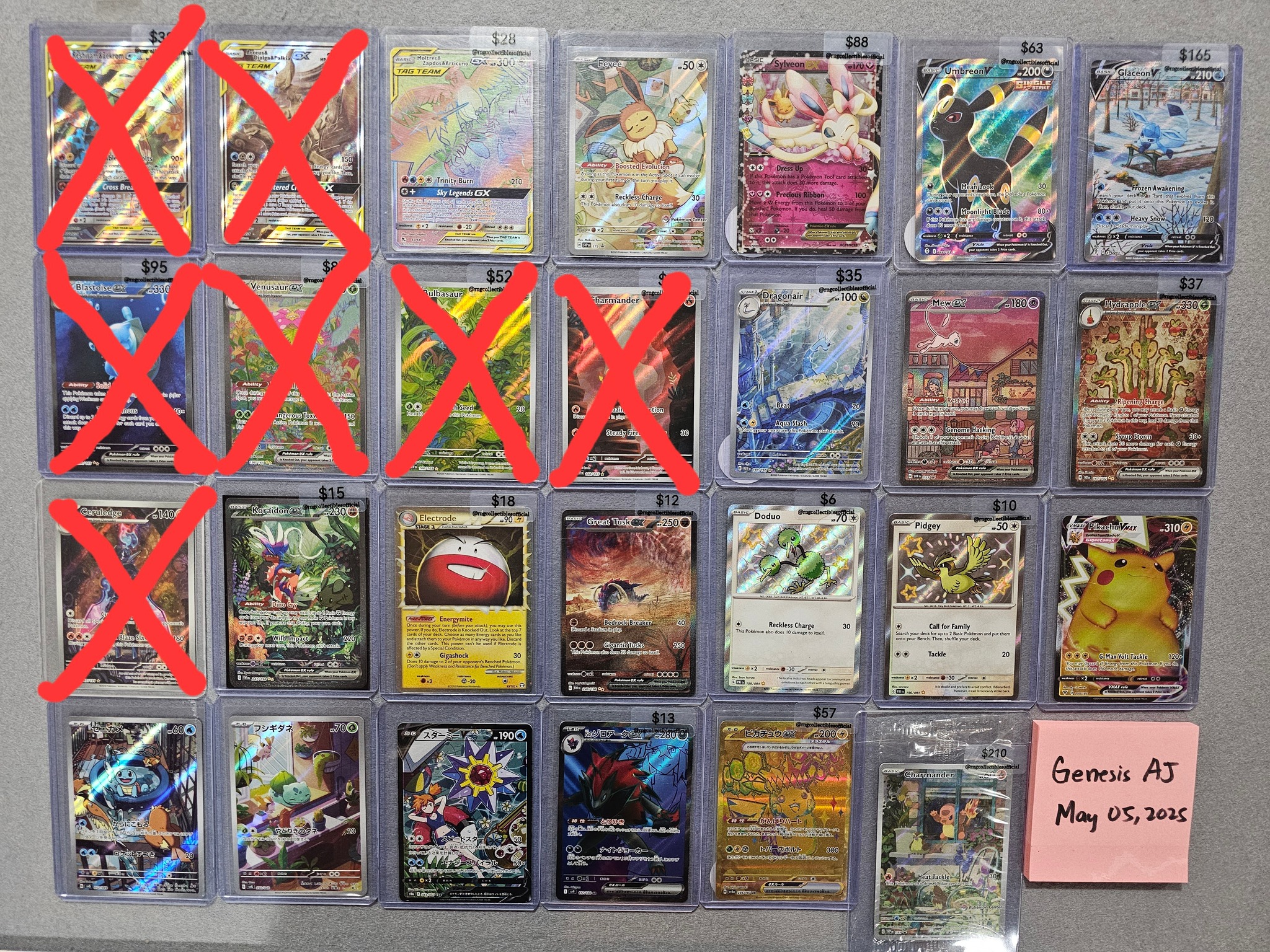 Rare 2002 Legendary Collection Reverse Holo Pokémon cards at