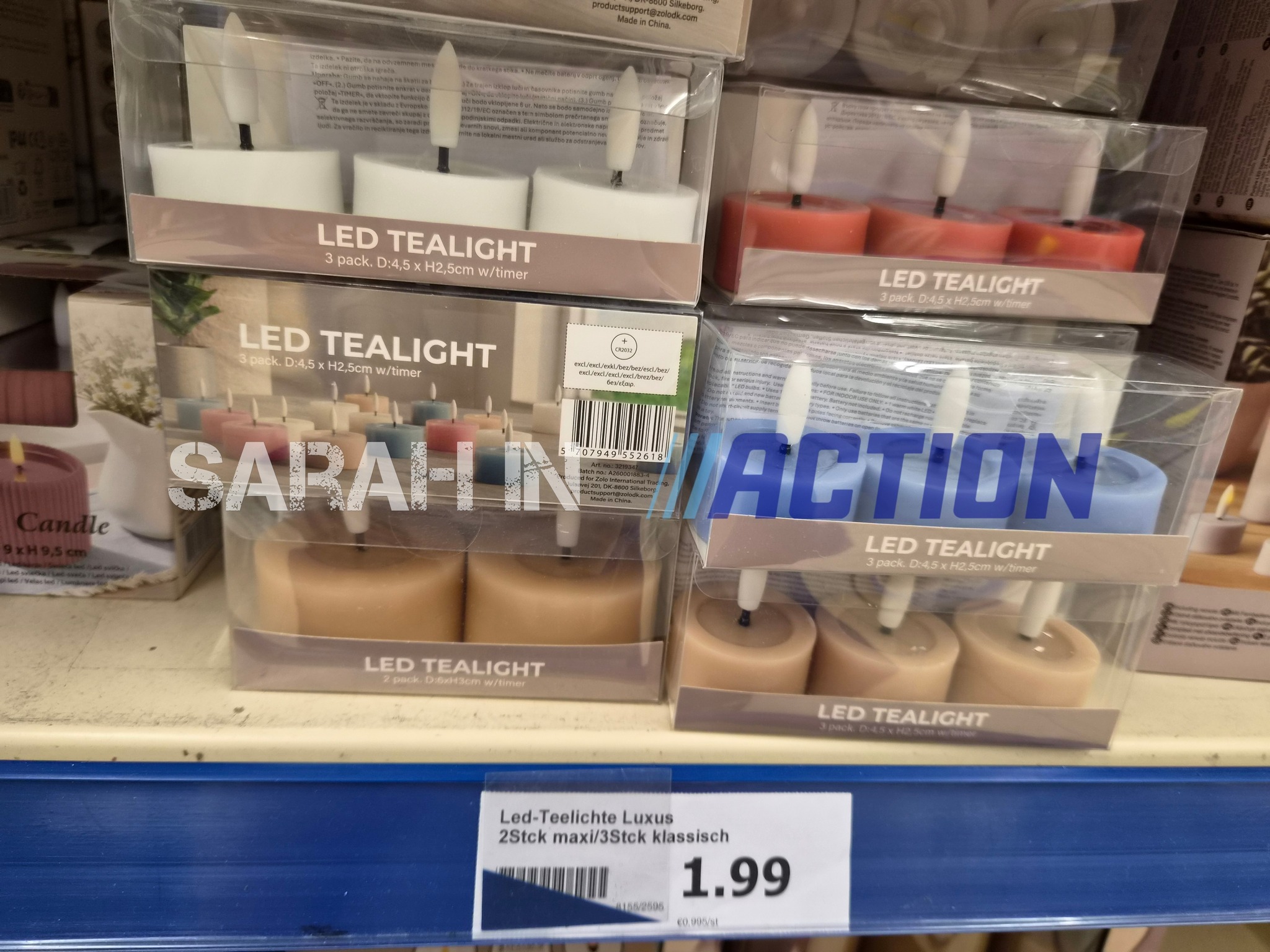 Die beliebten LED-Teelichter mit Timer-Funktion sind jetzt wieder bei Action erhältlich! 💙 Mit praktischer Timer-Funktion Realistisch flackernde Flamme Kein Wachs, kein Rauch, keine Brandgefahr Perfek