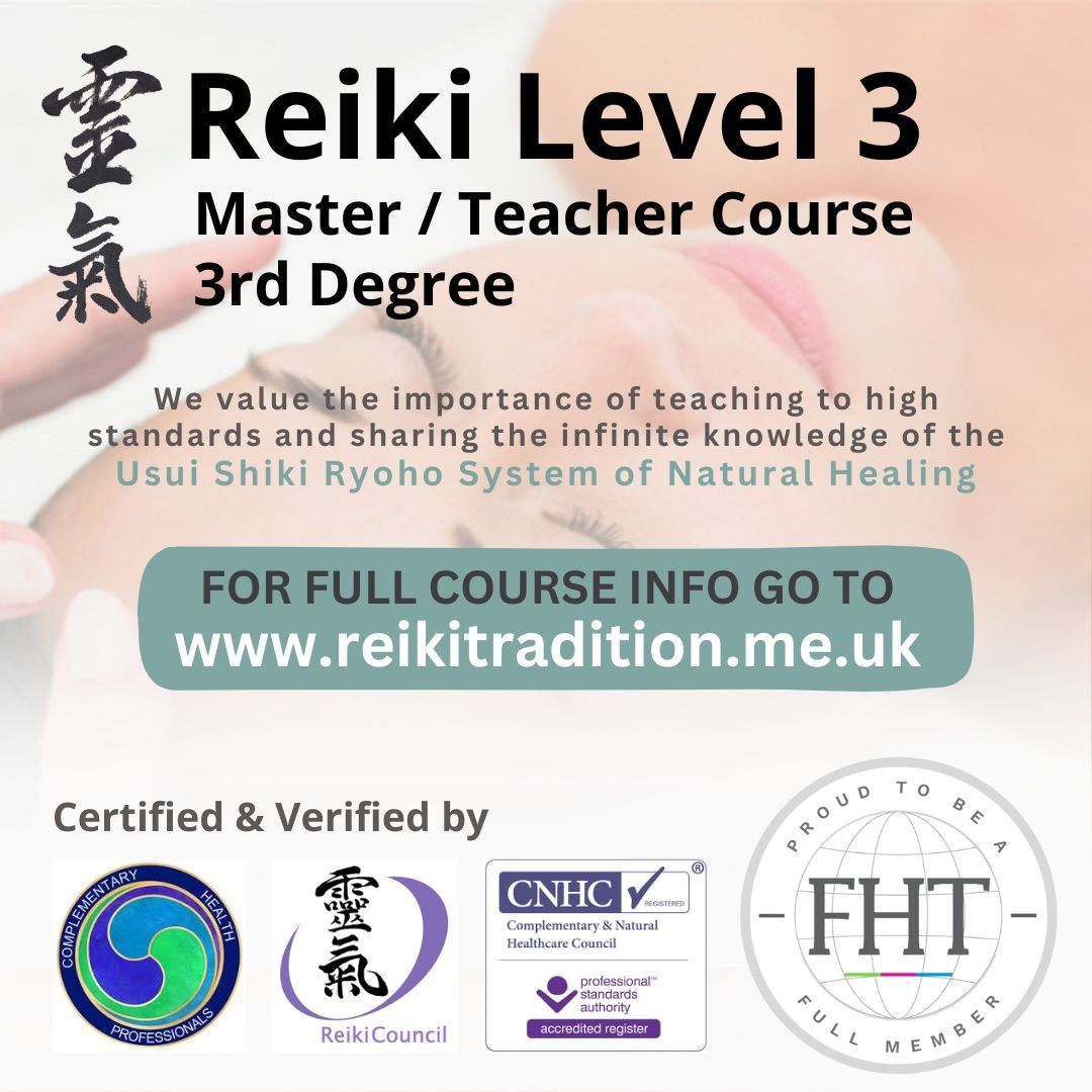 Reiki - Update. 🙏 Master Teacher 3rd Degree course schedualled to start ...