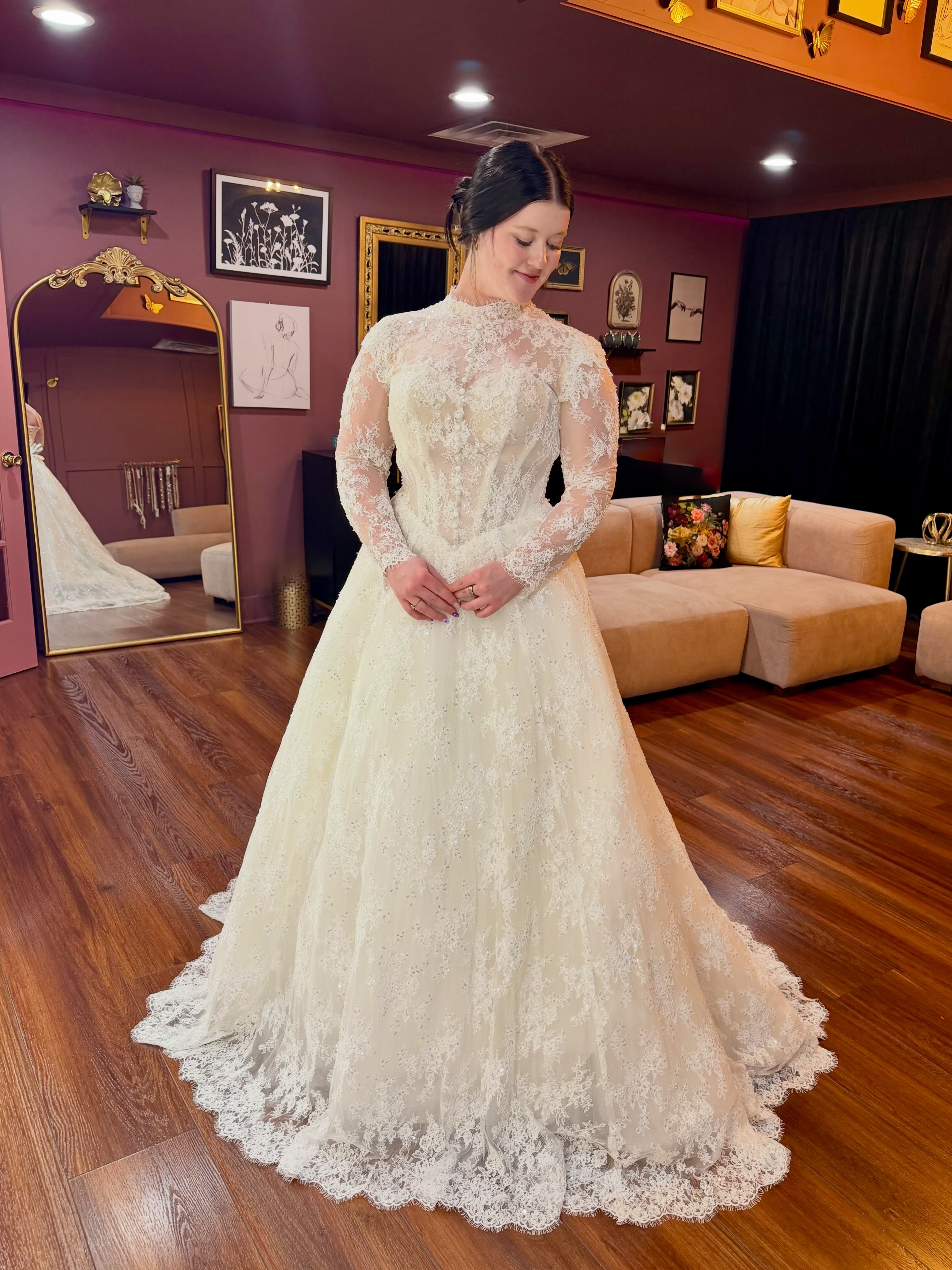 a line dress formal Ever-Pretty Elegant Short Sleeve Pleated A-Line Floor-Length Evening Occasion Dress The lace Simone Biles Kentucky Derby season::Holiday 2023 My Actual Bust is:34