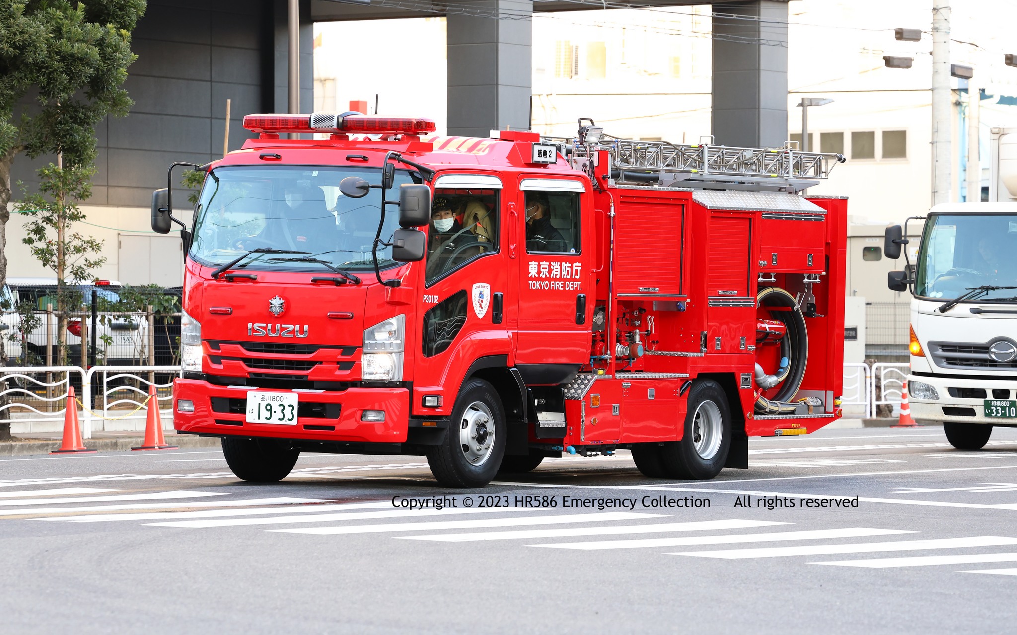 HR586 - [沼津市消防本部] [北消防署] [水槽付ポンプ車] #静岡県 #沼津
