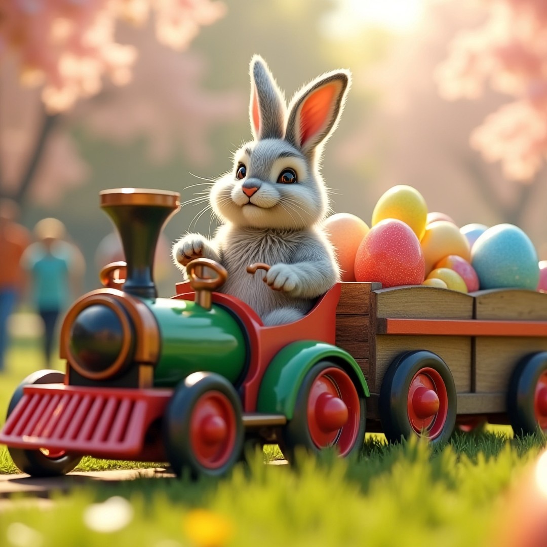 Easter Sunday - Egg Hunt & train