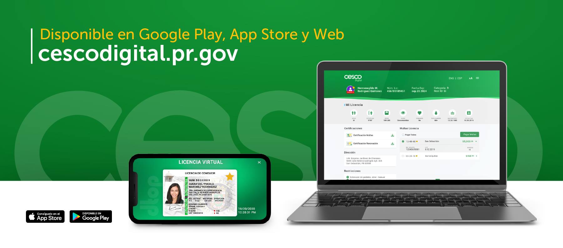Departamento - DTOP estrena la Licencia Virtual en aplicación de CESCO ...