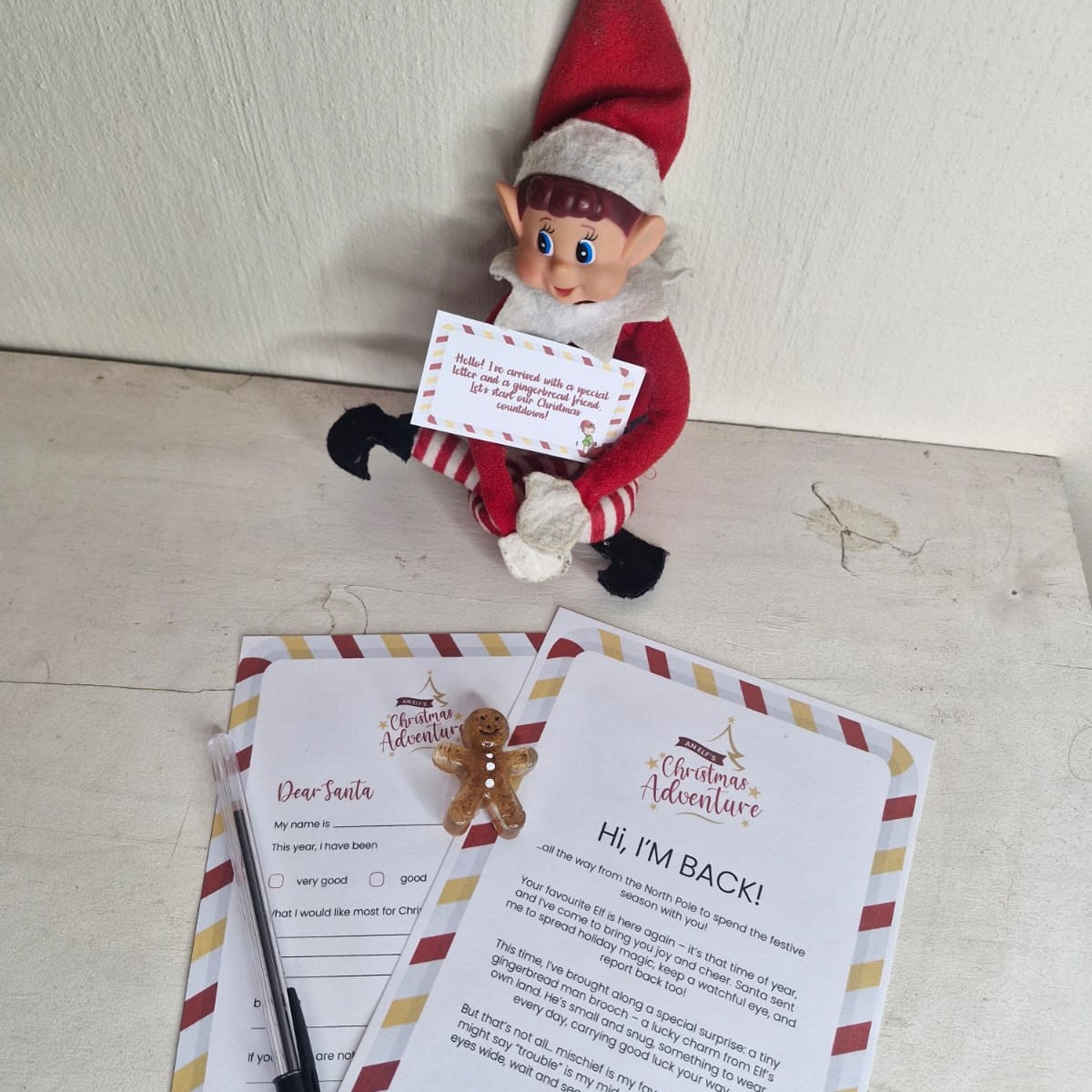 Myleigh - Day 1 Our Elf has officially arrived from the North Pole and ...
