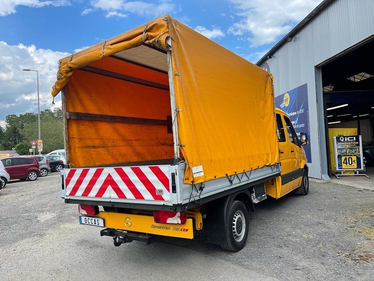 King Autos - Mercedes Sprinter double cabine plateau bâché...