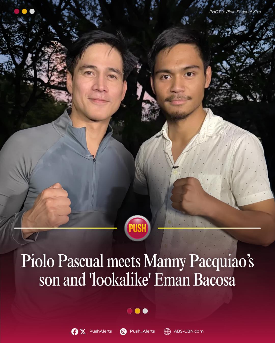 ABS-CBN - Kapamilya actor Piolo Pascual finally crossed... | Facebook