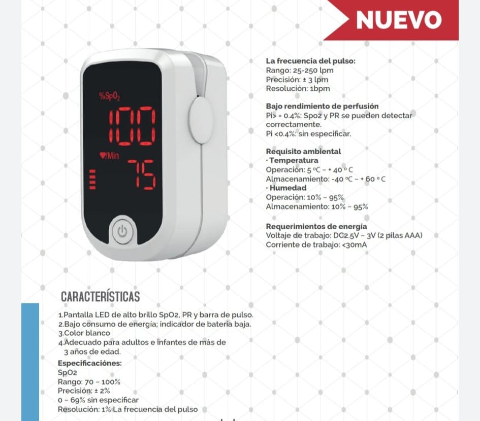 Biosel STORE - OXIMETROS DE PULSO DIGITALES Amplio stock...