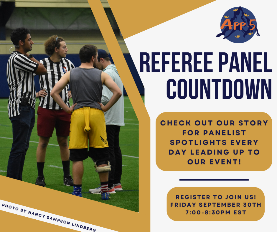 Appalachian 5 Conference - Keep an eye out! Our Referee Panel is in 4 ...