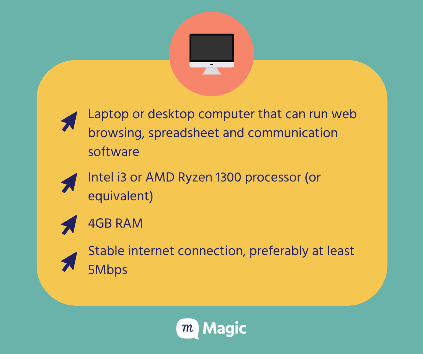 The right equipment and setup can help... - Careers at Magic | Facebook