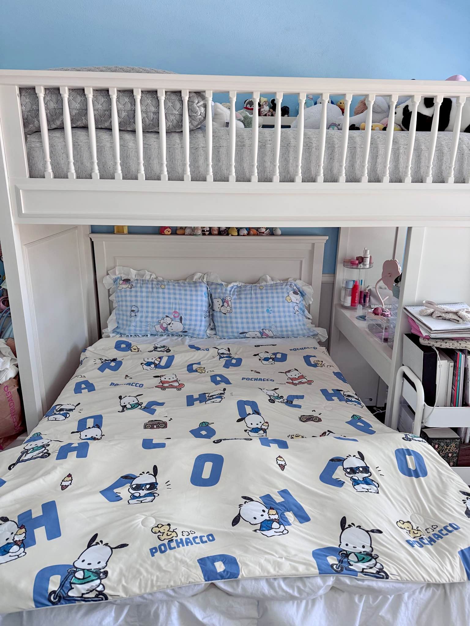Pottery Barn Kids Fillmore Stair Loft Bed & Lower Bed Set - Beds & Bed ...