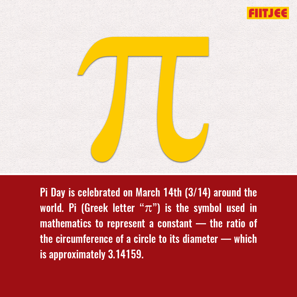 #PiDay is celebrated on March 14th (3/14) around the world. Pi (Greek ...
