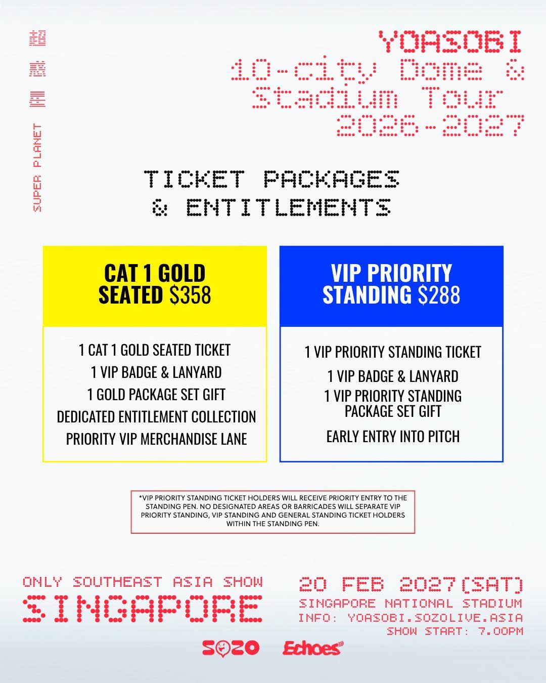 🚨 YOASOBI Singapore Trip.com Pre-sale is NOW OPEN! 🚨 The Trip