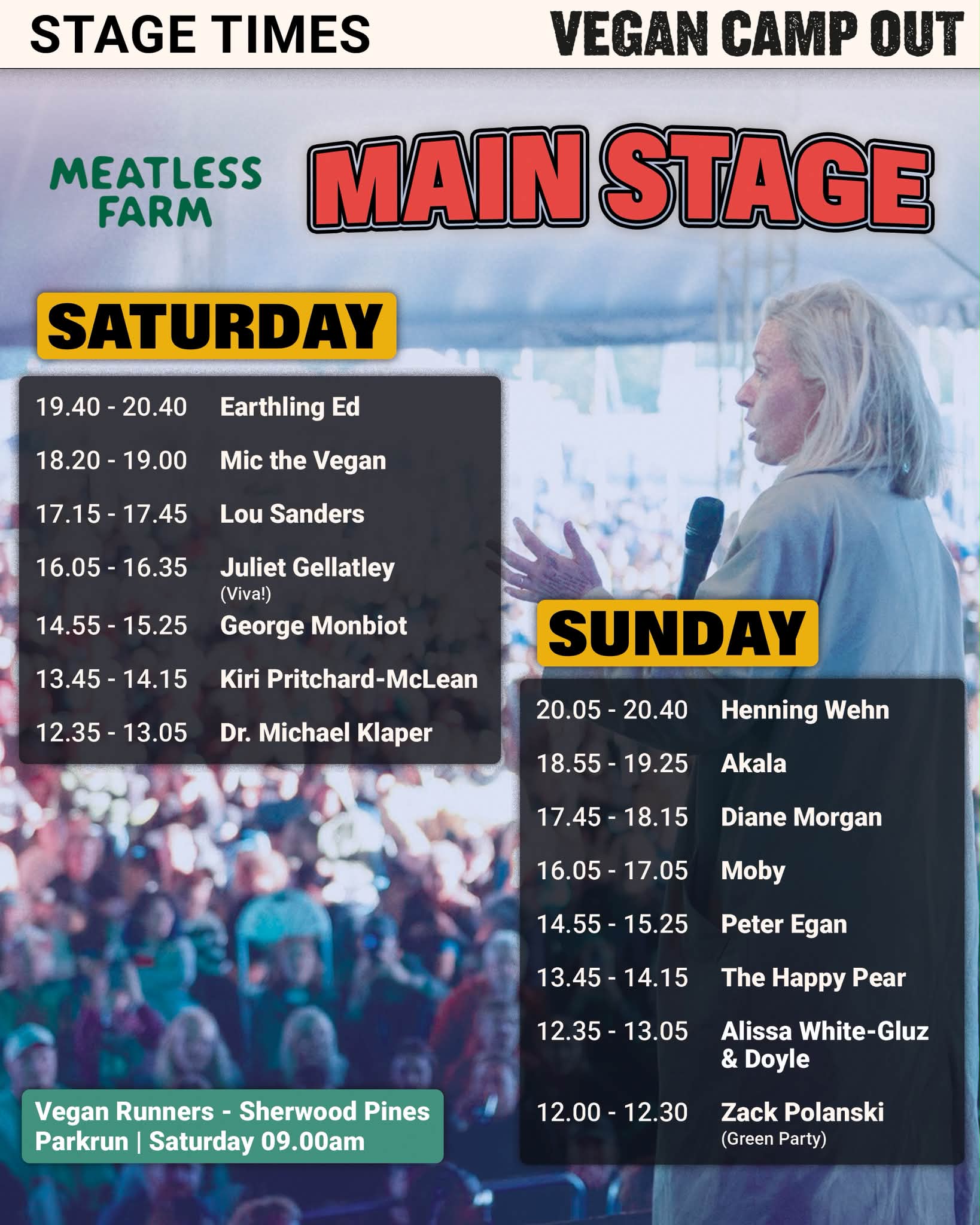 STAGE TIMES FOR VCO 2026! 😍 Who/what are you most excited to see