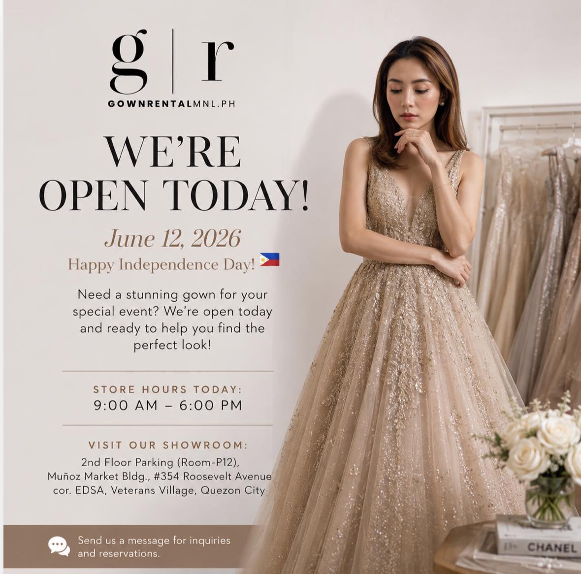 ready to wear bridesmaid dresses philippines ✨ WE'RE OPEN TODAY! ✨ Happy Independence Day, Philippines! 🇵🇭 Need a stunning gown for your special event? We GOWNRENTALmnl.ph is OPEN today, June 12, 2026, and help you find Category_Collections/Party Edit Alice Wonderland Queen Hearts Girl size:6