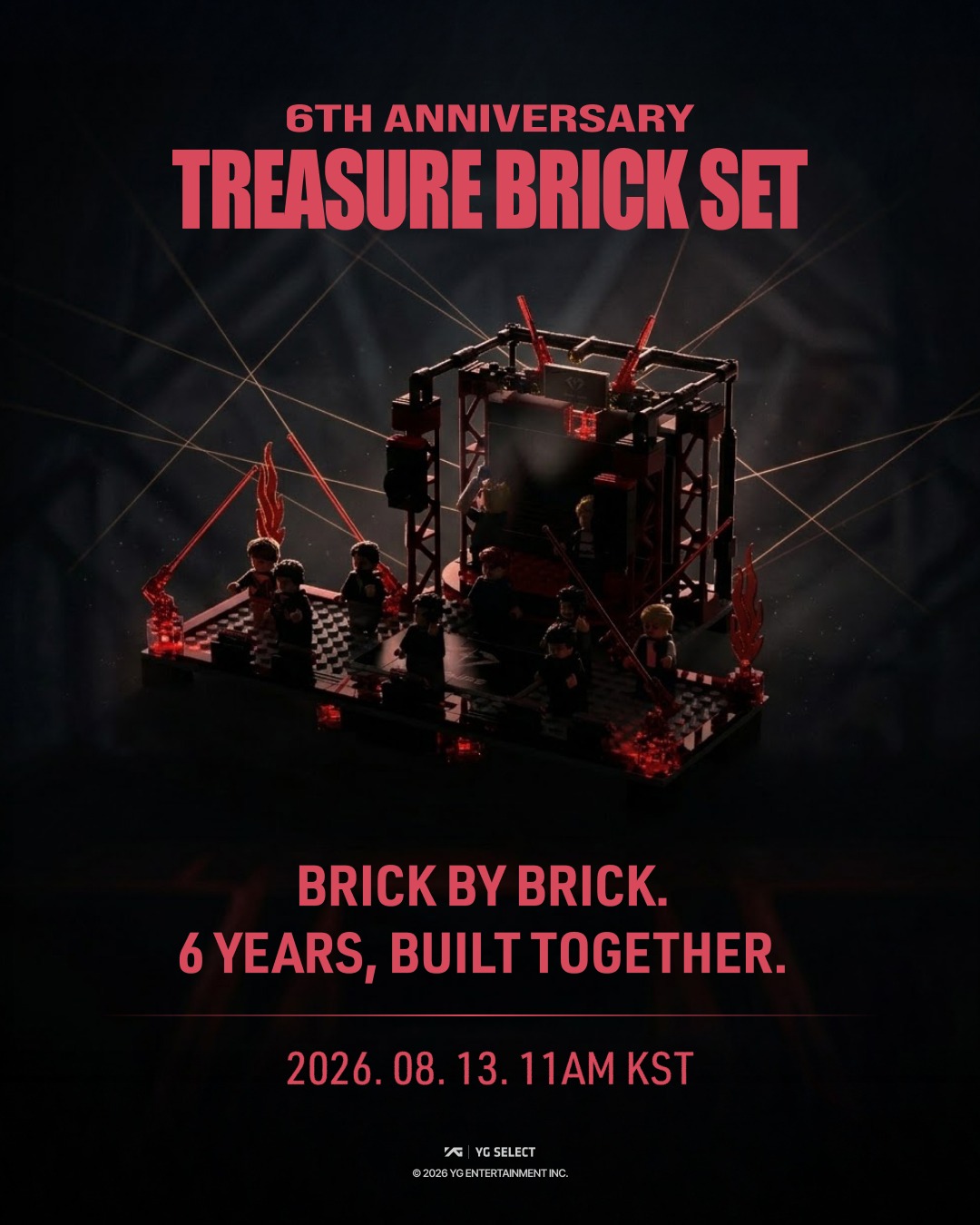 READY TO BUILD? 🩵 TREASURE 6TH ANNIVERSARY BRICK SET COMING SOON