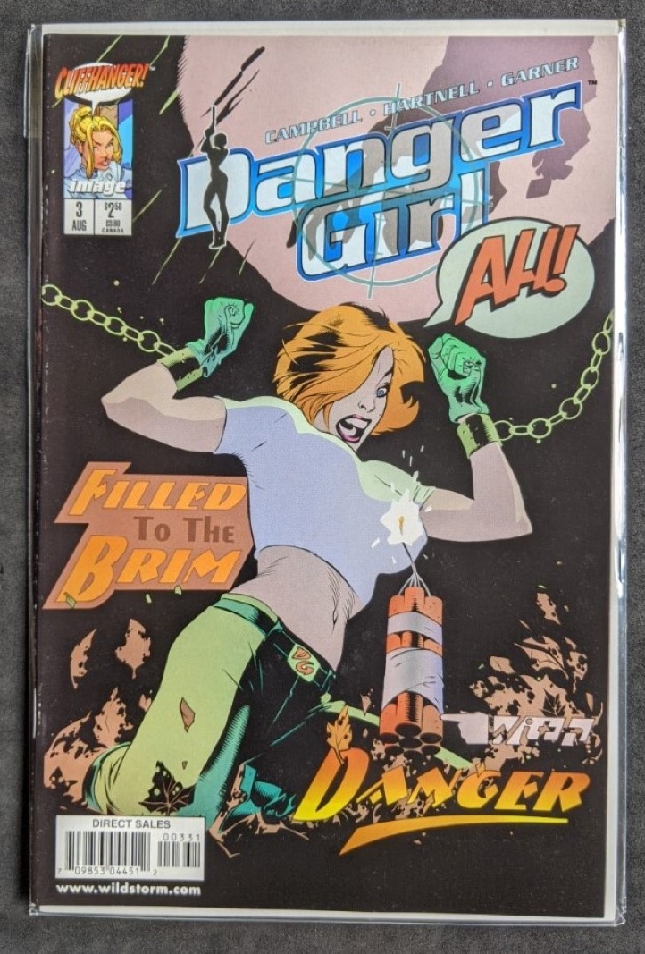 Danger Girl #1 (1998, Image) Script by J. Scott Campbell (plot