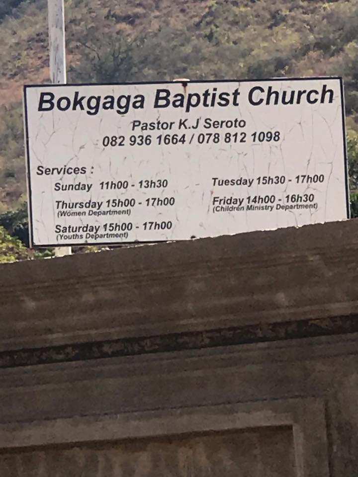 Bokgaga Baptist Church | Serare