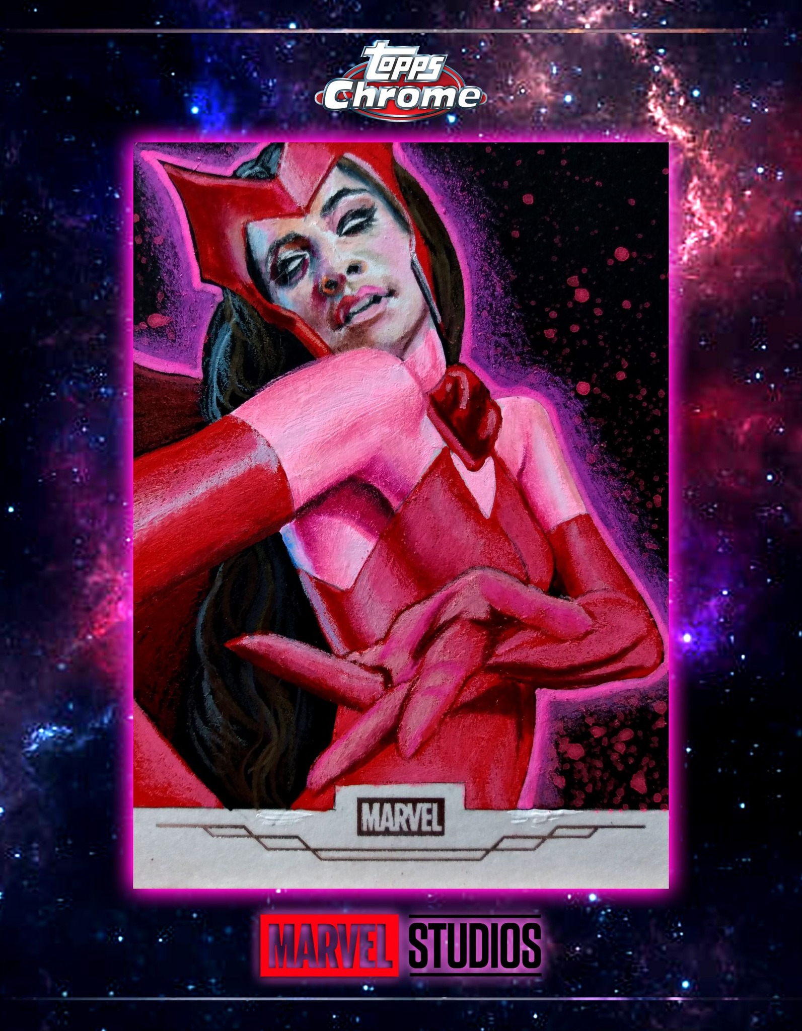 2025 Topps Marvel Scarlet Witch sketch card