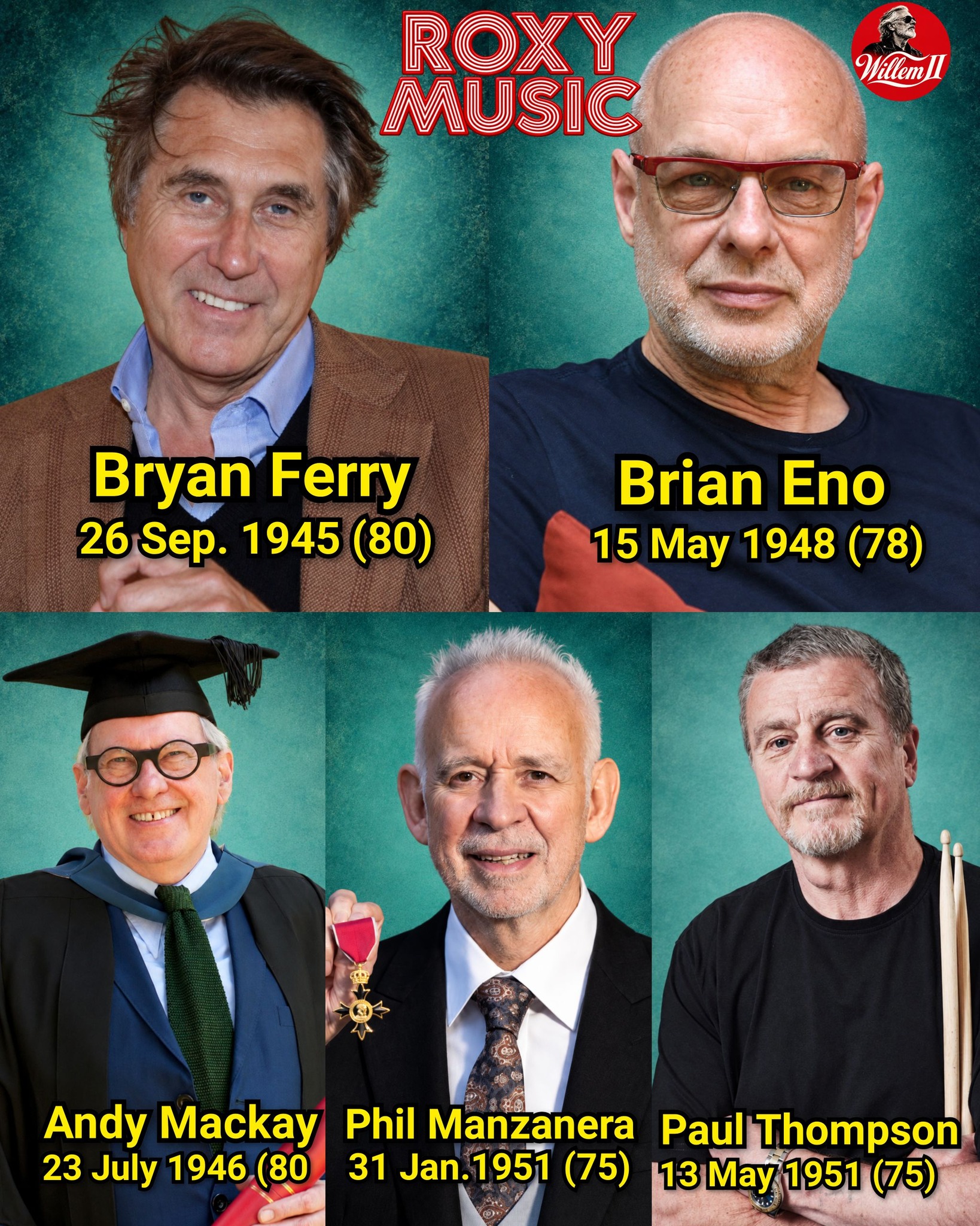 Roxy Music's classic lineup and members