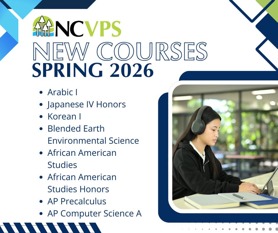 📢 New Courses for... - North Carolina Virtual Public School | Facebook