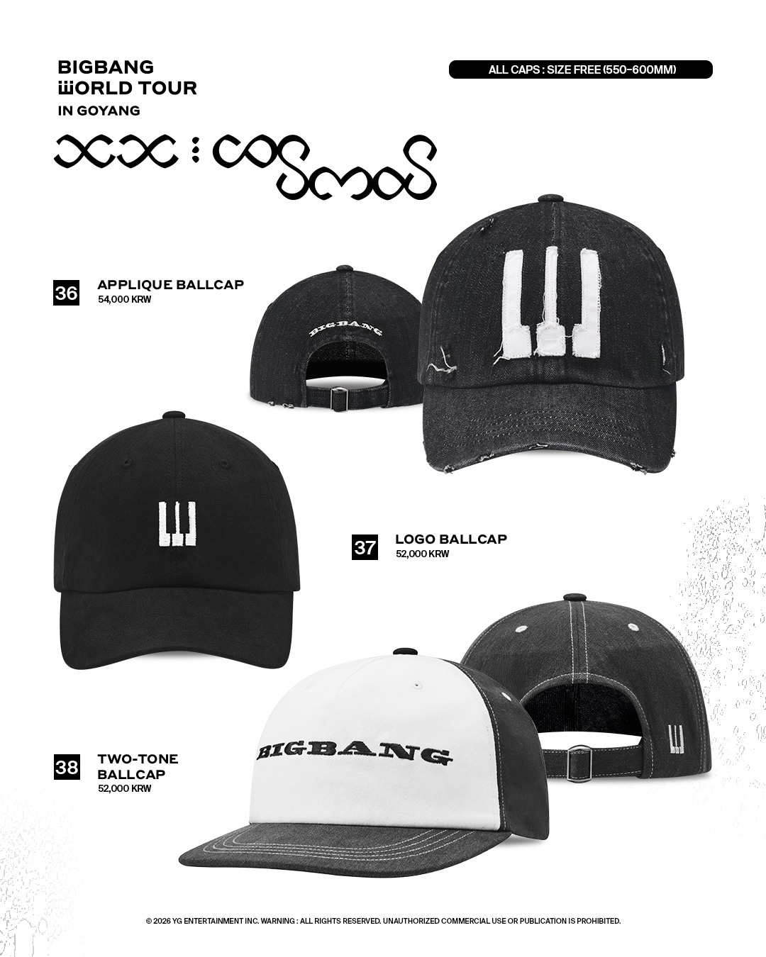 BIGBANG ワルツ<XX : COSMOS> ポップアップ イヤホン BIGBANG ワルツ<XX : COSMOS> ソウルコン イヤホン② BIGBANG 2026