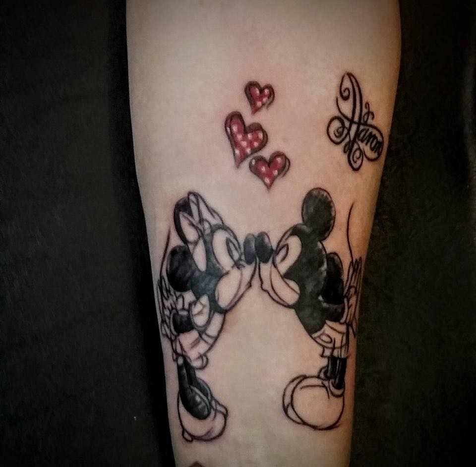 Tatouage Tete Mickey Et Minnie
