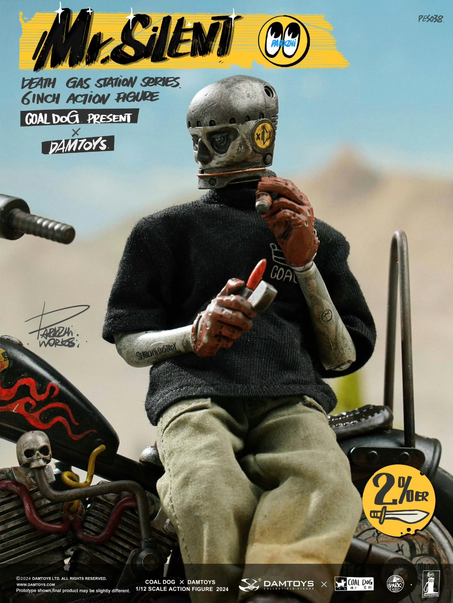 DAMTOYS x COALDOG 1/6 MindGame限定版 ZP004 DAMTOYS x COALDOG 1/6 MindGame限定版 ZP004 DamToys x Coal Dog (DAM