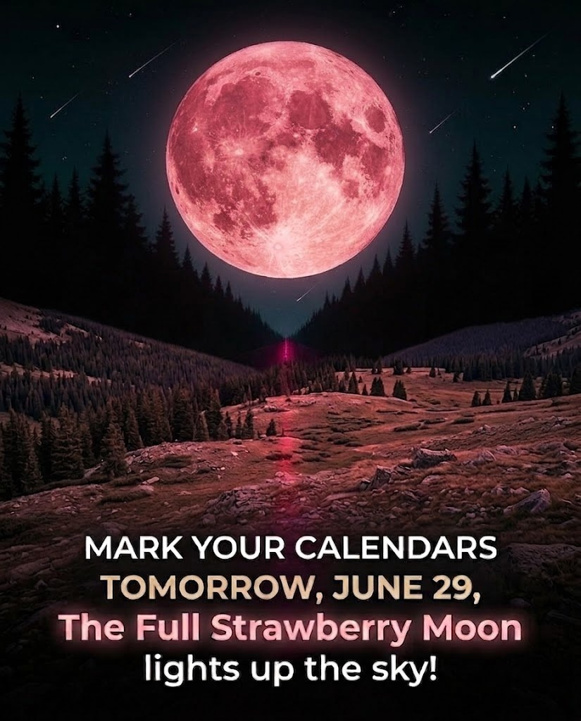 Get your camera ready for Monday, June 29, when the strawberry