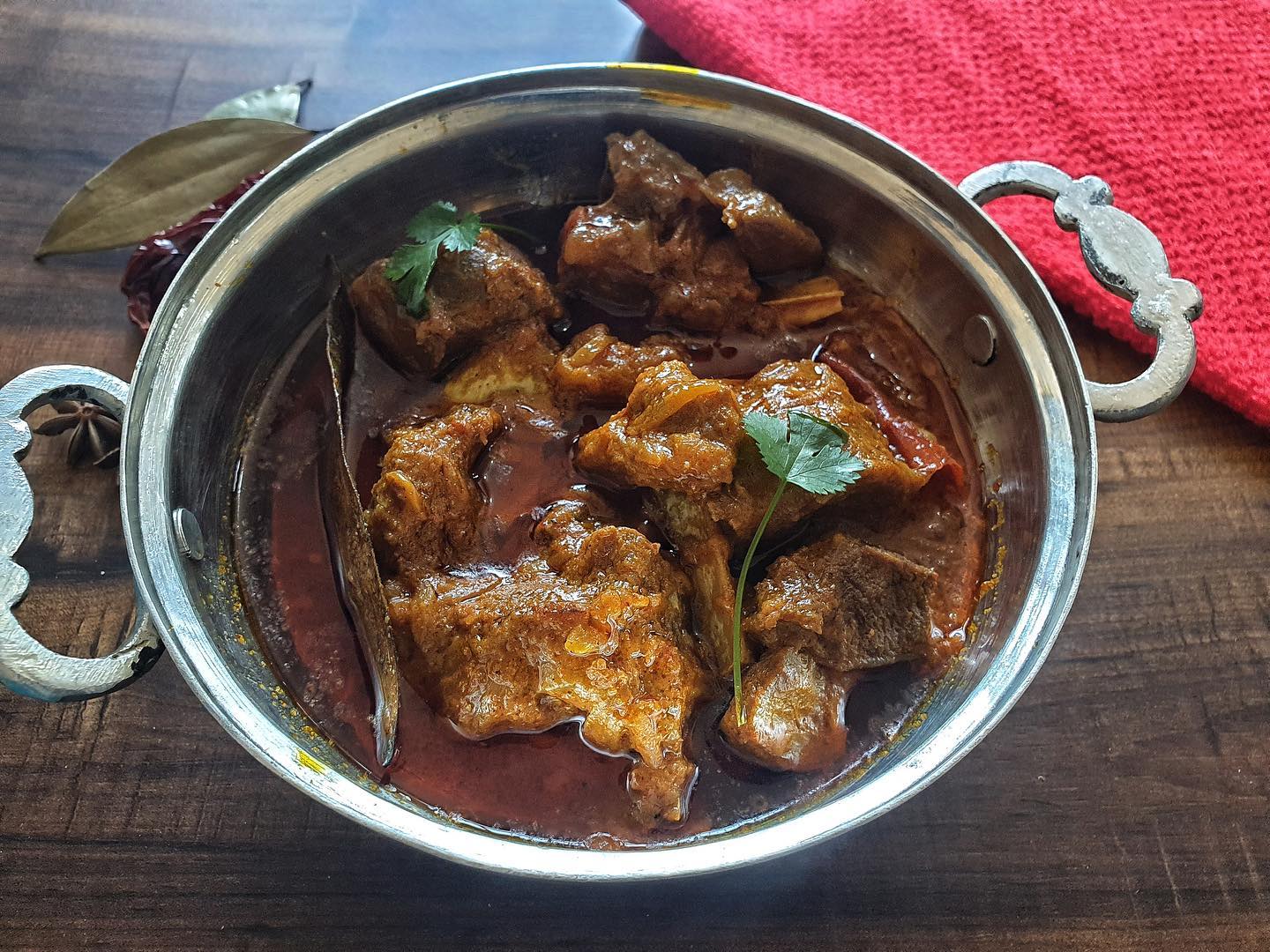 Introducing our dishes. MUTTON... - Clove Cinnamon Cardamom