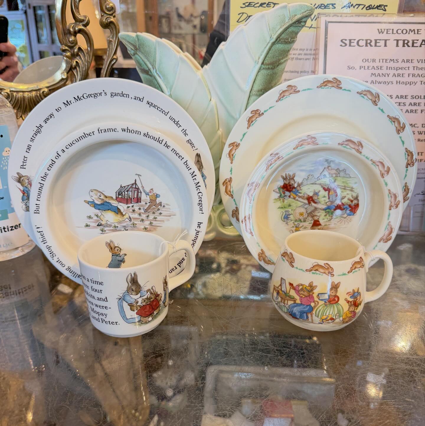 Wedgwood Peter Rabbit and Royal Doulton Bunnykins children's sets