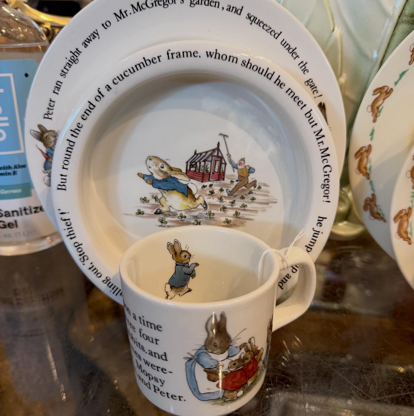 Wedgwood Peter Rabbit and Royal Doulton Bunnykins children's sets