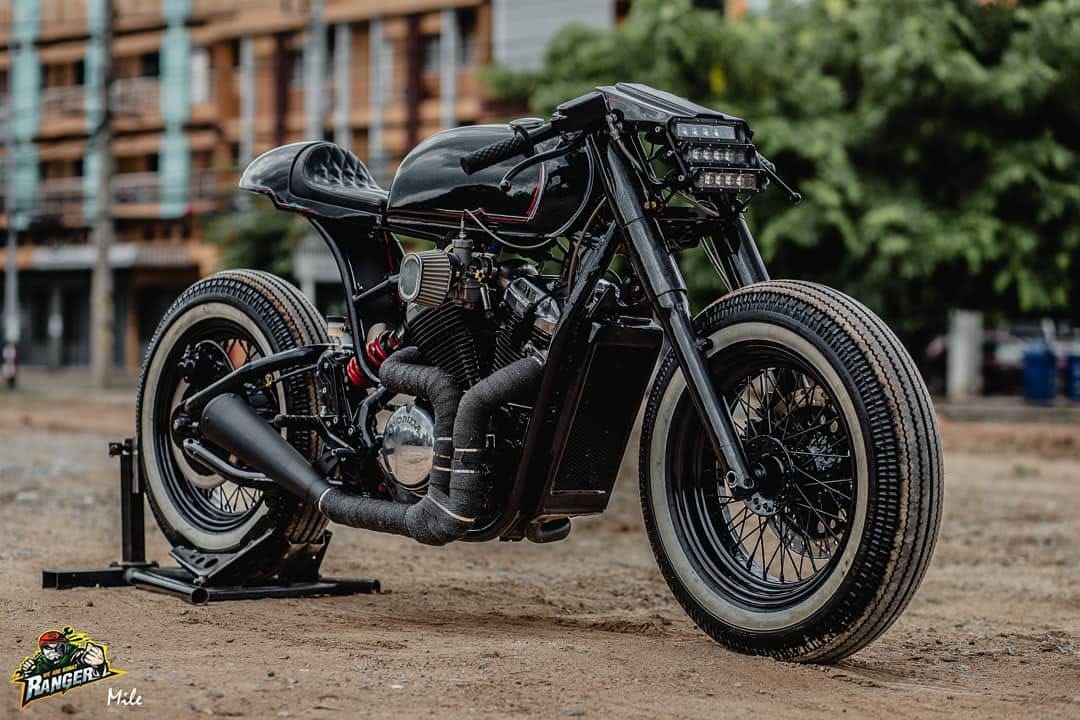 MotoAuto - Honda Steed Custom Caferacer by Ranger Korat