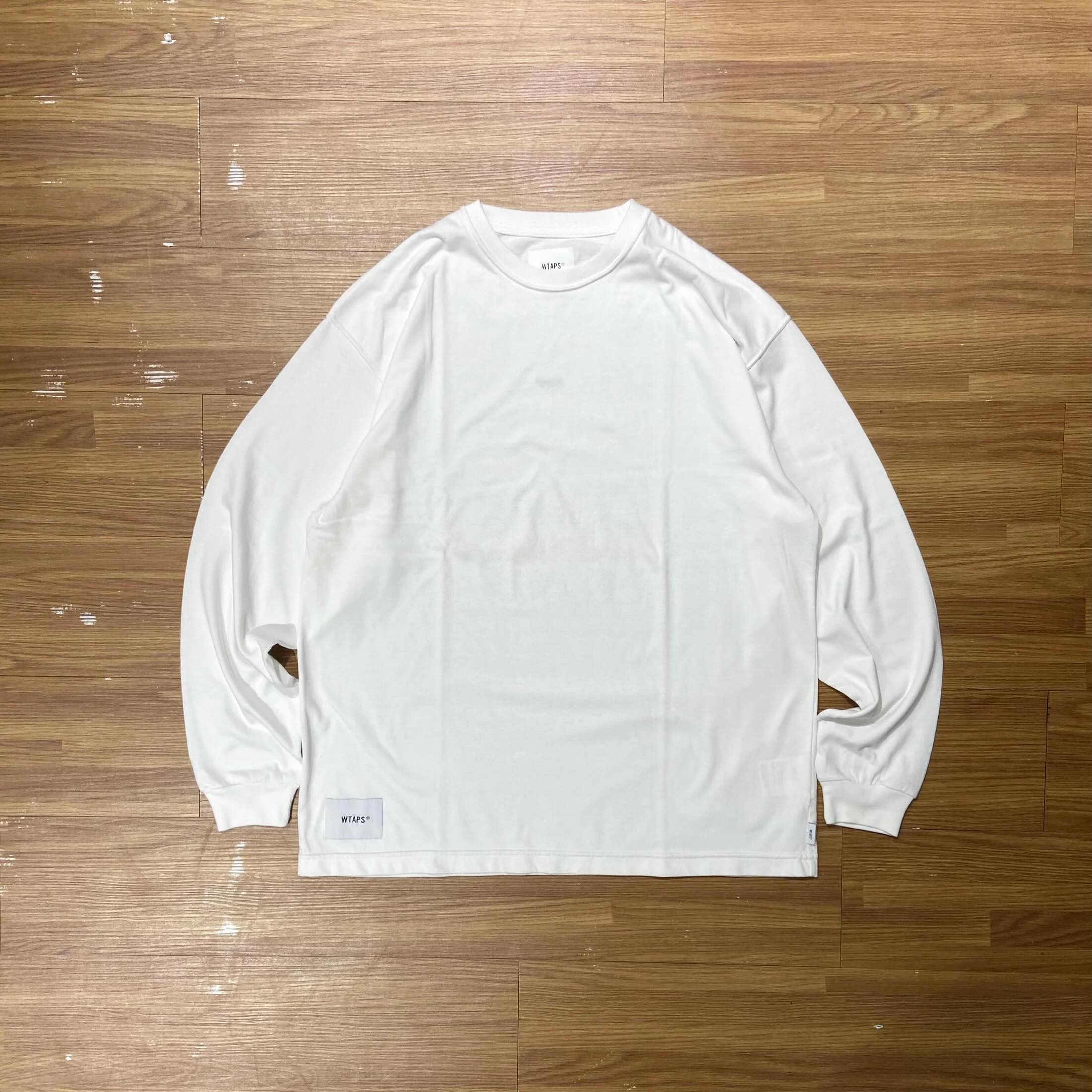 WTAPS AII 03 LS cotton sign white long sleeve size S