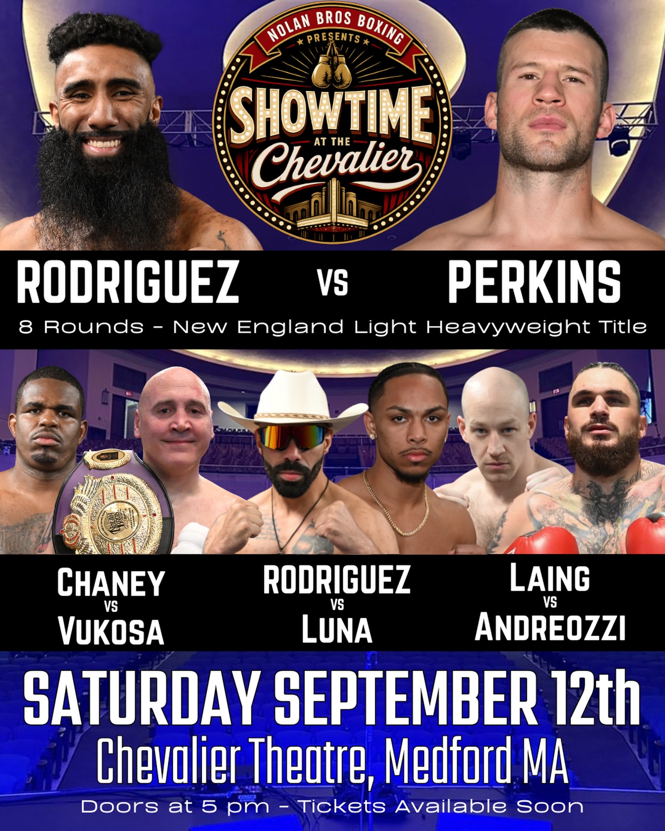 Nolan Bros Boxing presents Showtime at Chevalier Theatre