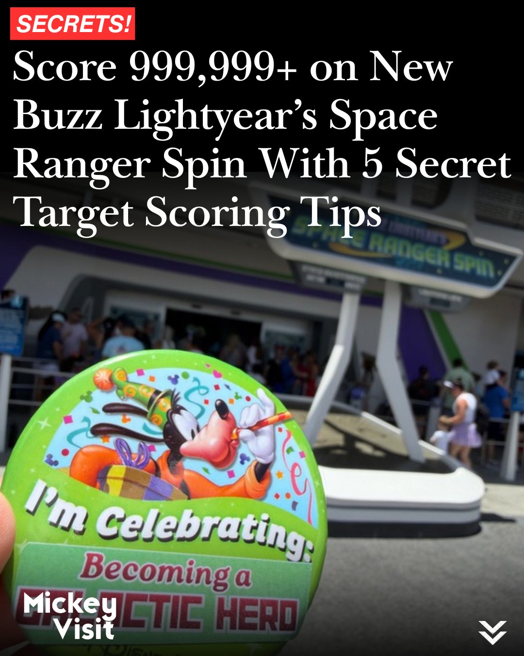 First look at the new PhotoPass image for Buzz Lightyear's Space