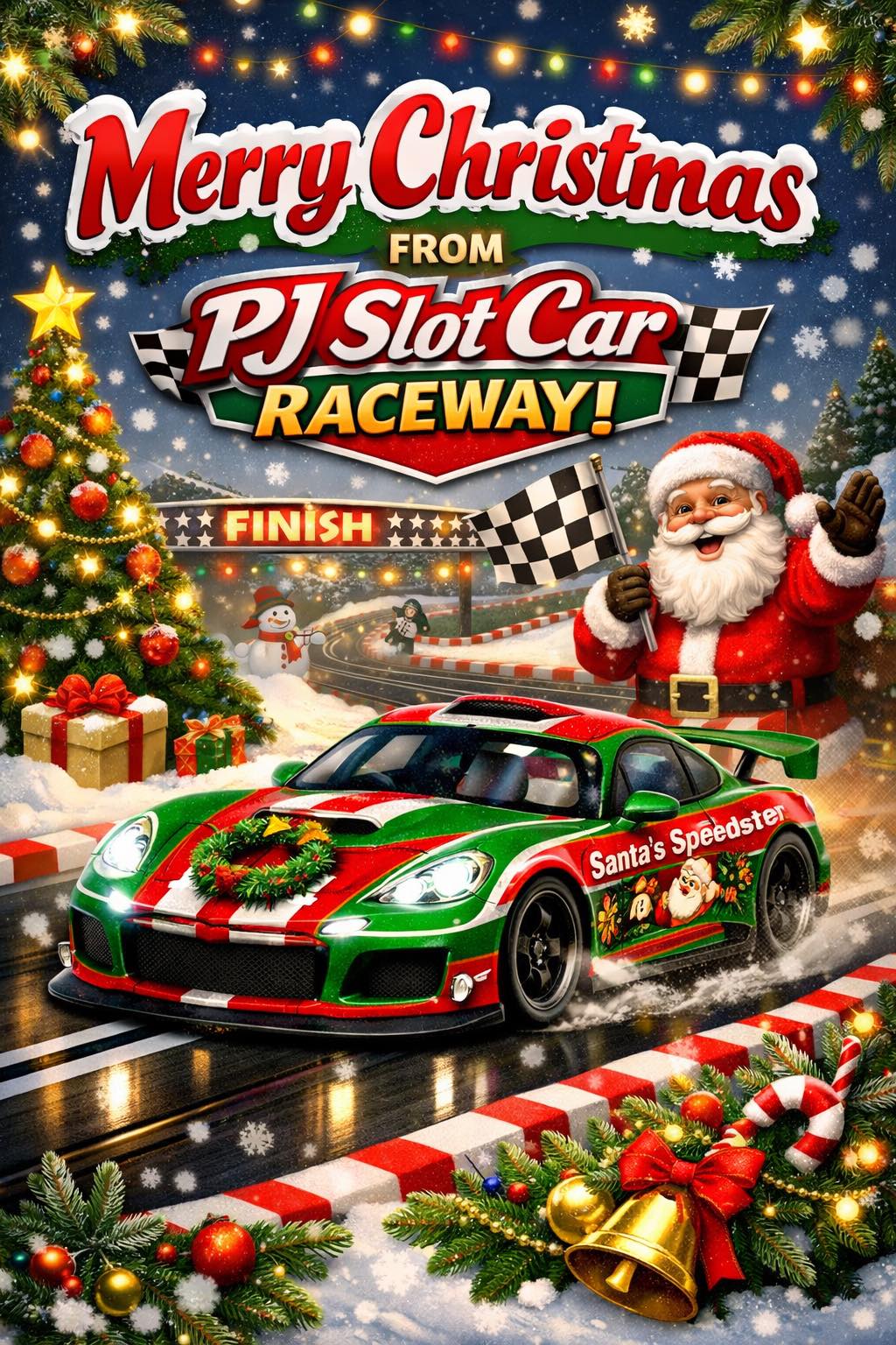 Merry Christmas to all from... - PJ Slot Car Raceway & Hobby | Facebook
