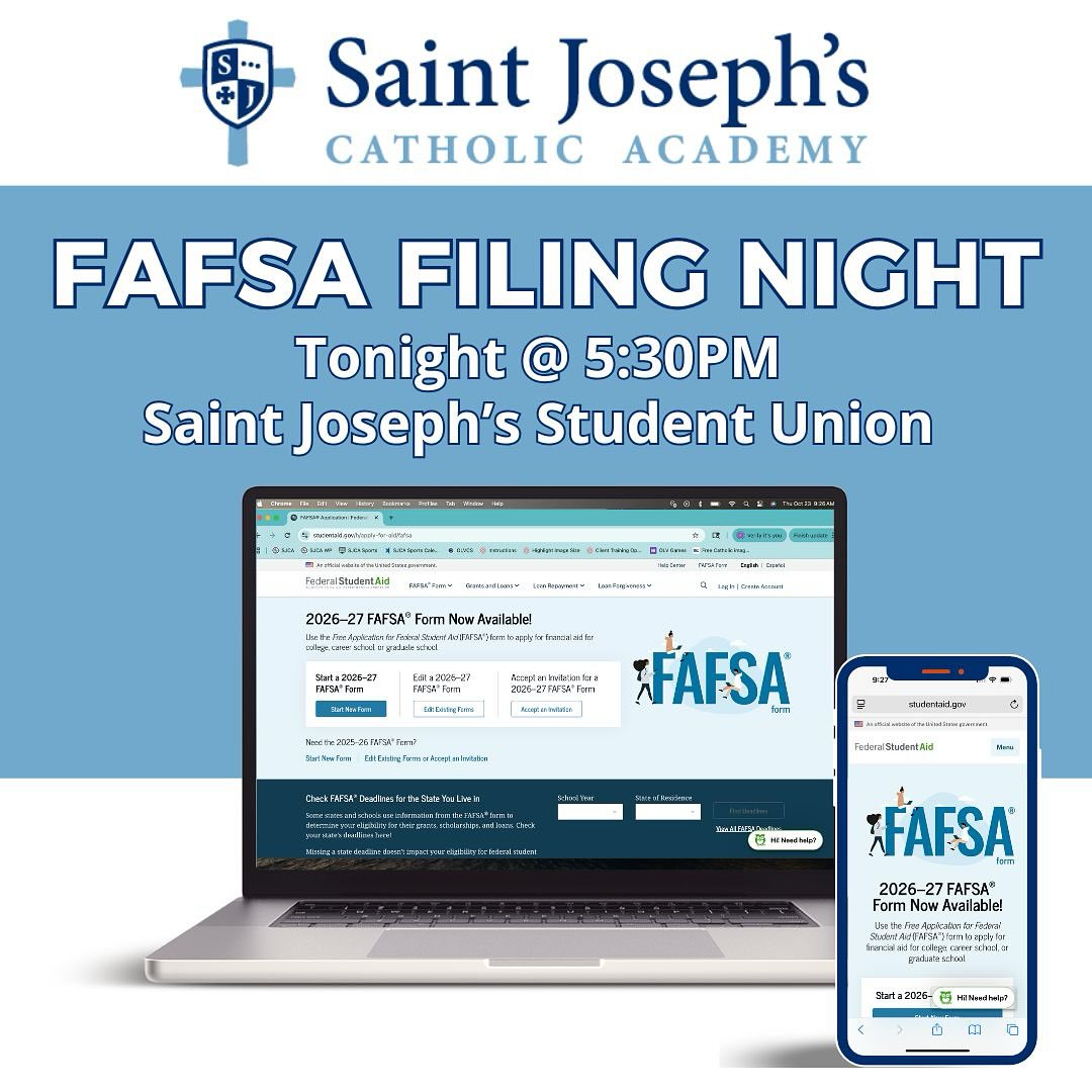 SJCA Parents and Seniors... - Saint Joseph's Catholic Academy | Facebook