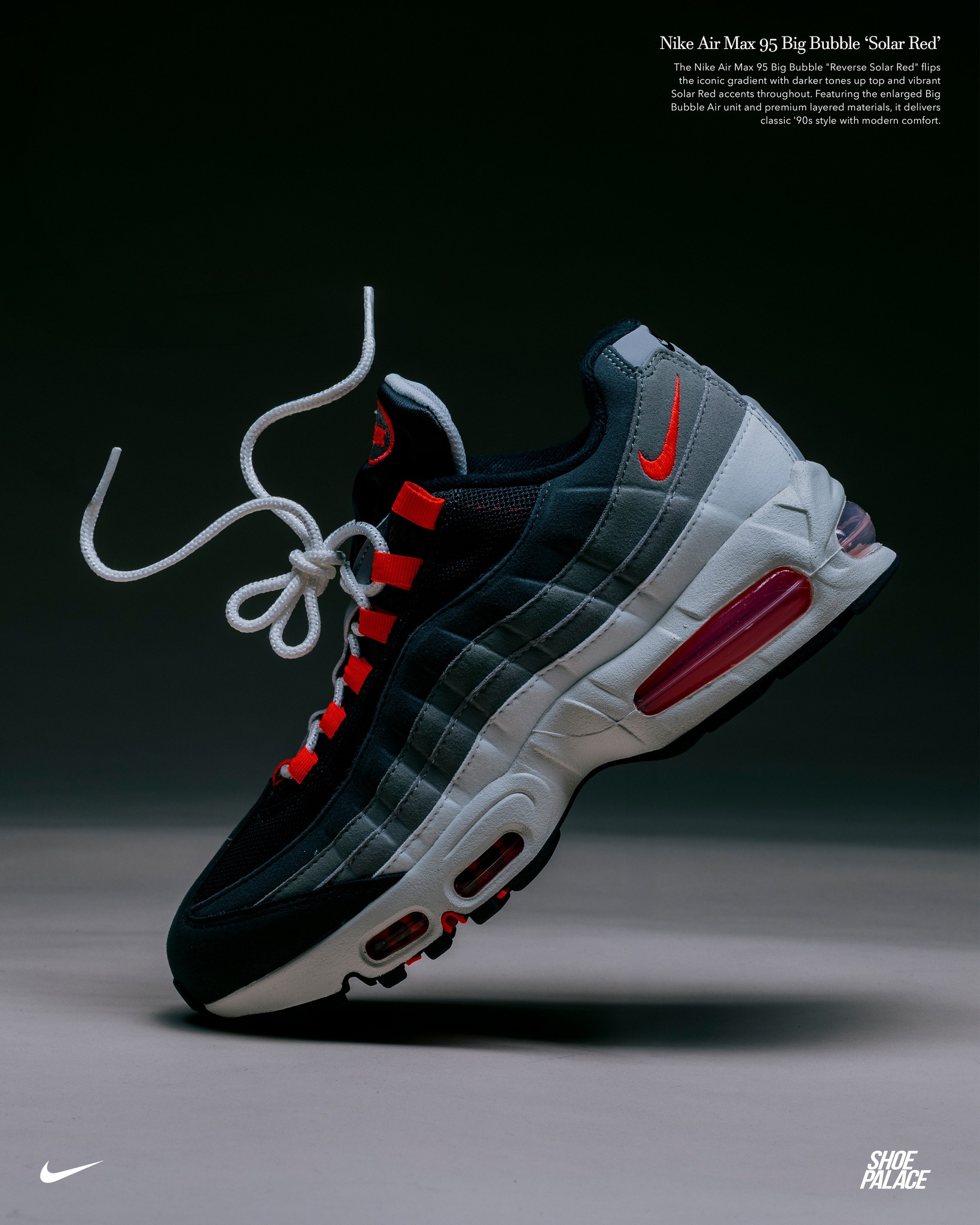 BIG BUBBLE SOLAR 靴 RED MAX95 NIKE AIR