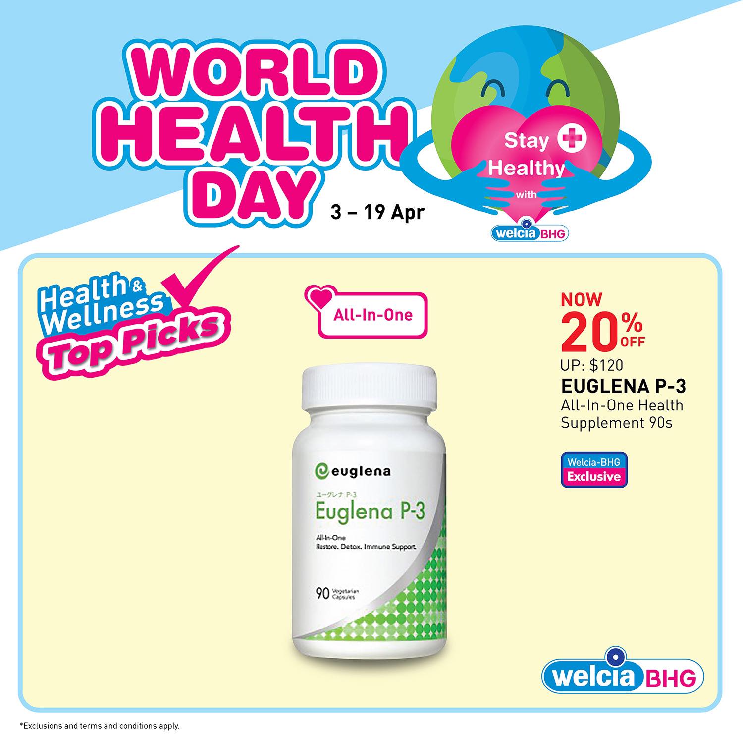 ✨ WELCIA-BHG EXCLUSIVE✨ 🔰 EUGLENA P-3 ALL-IN-ONE SUPPLEMENT