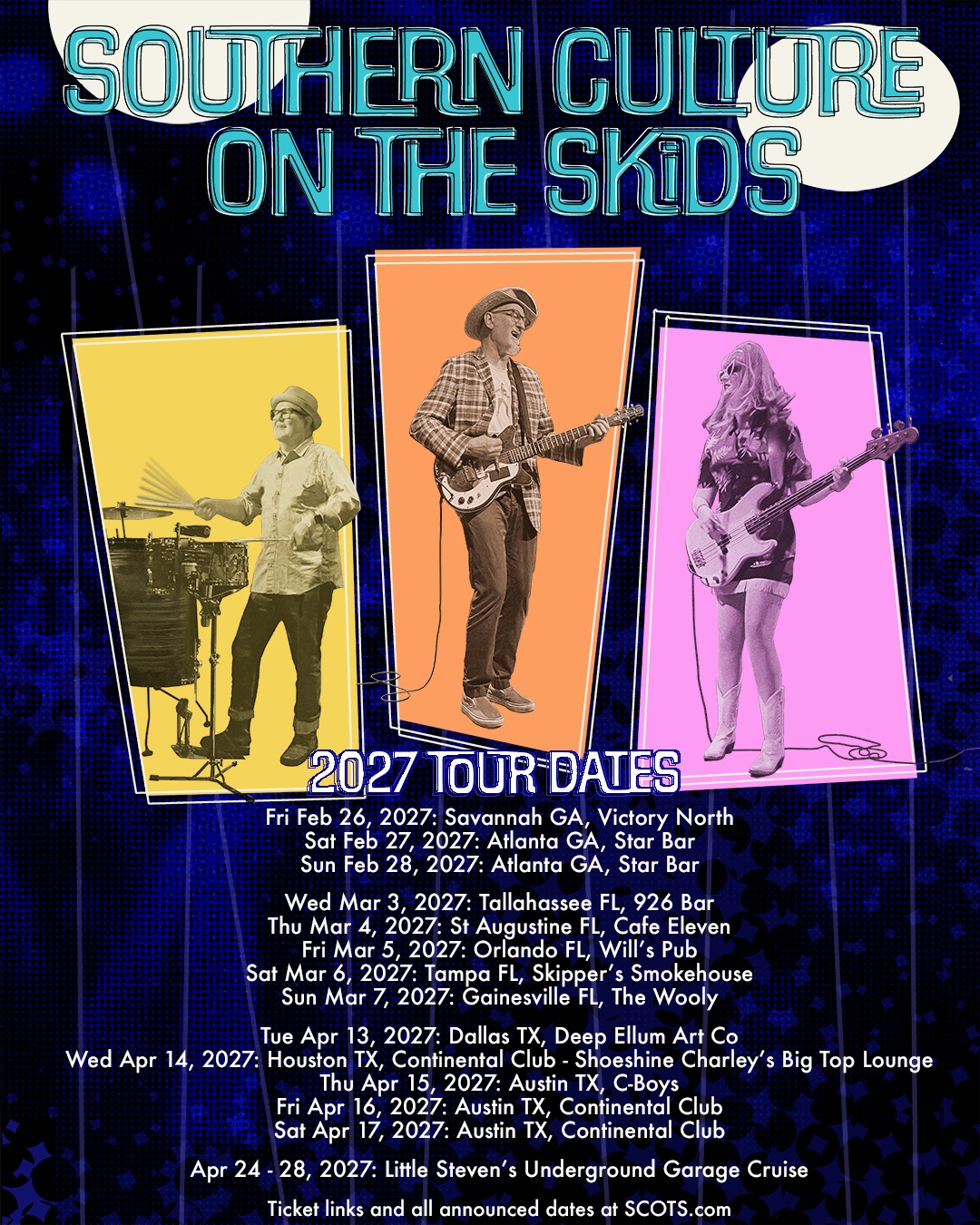 Yay! Looking forward to having our friends Southern Culture on the