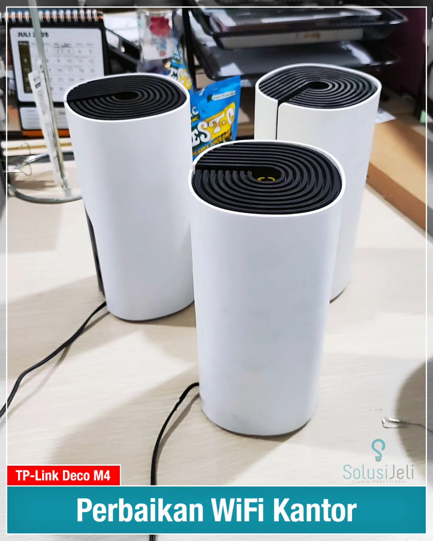 SolusiJeli - Kantor Klien terdiri dari 2 bangunan terpisah. Modem ISP ...