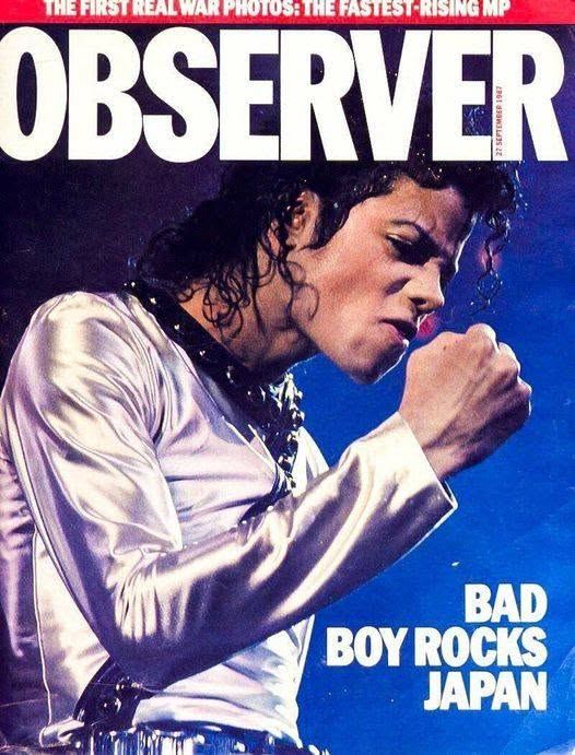 OnThisDay September 27th, 1987. Michael Jackson featured on the